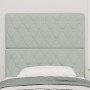 Cabecero  con botón de cristal Gris Claro 90 cm Terciopelo, Cabecero  con botón de cristal Gris Claro 180 cm Terciopelo | Foro24.es | Tu tienda online para hogar, jardín y más Foro24.es