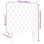 Cabecero  con botón de cristal tapizado rosa 100 cm terciopelo, Cabecero  con botón de cristal tapizado rosa 200 cm terciopelo | Foro24.es | Tu tienda online para hogar, jardín y más Foro24.es