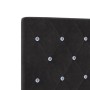 Cabecero de terciopelo negro con botón de cristal 140 cm | Foro24.es | Tu tienda online para hogar, jardín y más Foro24.es
