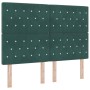 Cabecero Acolchado con Botones de Cristal en Verde Oscuro de 140 cm de Terciopelo | Foro24.es | Tu tienda online para hogar, jardín y más Foro24.es