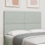 Cabecero con Botones de Cristal y Diseño Tufted Gris Claro 160 cm Terciopelo | Foro24.es | Tu tienda online para hogar, jardín y más Foro24.es