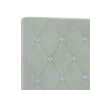 Cabecero con Botones de Cristal y Diseño Tufted Gris Claro 160 cm Terciopelo | Foro24.es | Tu tienda online para hogar, jardín y más Foro24.es