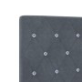 Cabecero con Botones de Cristal Acolchado Gris Oscuro 160 cm Terciopelo | Foro24.es | Tu tienda online para hogar, jardín y más Foro24.es