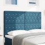 Cabecero con Botón de Cristal Tufted Azul Oscuro 160 cm Terciopelo | Foro24.es | Tu tienda online para hogar, jardín y más Foro24.es