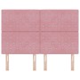 Cabecero con Botón de Cristal Tufted Rosa 160 cm Terciopelo | Foro24.es | Tu tienda online para hogar, jardín y más Foro24.es