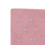 Cabecero con Botón de Cristal Tufted Rosa 160 cm Terciopelo | Foro24.es | Tu tienda online para hogar, jardín y más Foro24.es