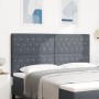 Cabecero con Botones Tapizados Cristal Gris Oscuro 180 cm Terciopelo | Foro24.es | Tu tienda online para hogar, jardín y más Foro24.es