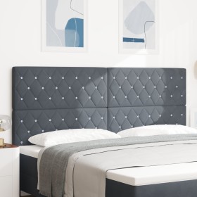 Comprar Cabecero con Botones de Cristal Gris