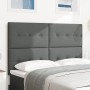 Cabecero de cama con botones capitoné tela gris oscuro 140 cm | Foro24.es | Tu tienda online para hogar, jardín y más Foro24.es