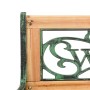 Banco de jardín madera de abeto macizo 122 cm de vidaXL, Bancos de jardín - Ref: Foro24-317118, Precio: 90,37 €, Descuento: %