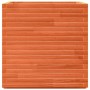 Jardinera madera maciza de pino marrón cera 70x70x72 cm en Macetas y jardineras | Comprar online en Foru.es
