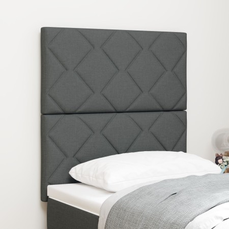 Cabecero Diseño de Bloques de Diamante Gris Oscuro 80 cm Tela,  Cabecero Diseño de Bloques de Diamante Gris Oscuro 160 cm Tela | Foro24.es | Tu tienda online para hogar, jardín y más Foro24.es