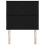 Cabecero Diseño Diamante Negro 100 cm Tela, Cabecero Diseño Diamante Negro 200 cm Tela de , Cabeceros y pies de cama - Ref: F...