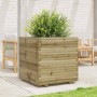 Jardinera de madera de pino impregnada 70x70x72 cm en Macetas y jardineras | Comprar online en Foru.es