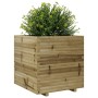 Jardinera de madera de pino impregnada 70x70x72 cm en Macetas y jardineras | Comprar online en Foru.es