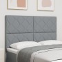 Cabecero Diseño de Bloques de Diamante Gris Claro 140 cm Tela | Foro24.es | Tu tienda online para hogar, jardín y más Foro24.es