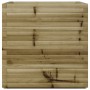 Jardinera de madera de pino impregnada 70x70x72 cm en Macetas y jardineras | Comprar online en Foru.es