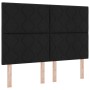 Cabecera Diseño de Bloques de Diamante Negra 140 cm Tela | Foro24.es | Tu tienda online para hogar, jardín y más Foro24.es