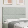 Cabecero Diseño de Bloques de Diamante Gris Claro 140 cm Terciopelo | Foro24.es | Tu tienda online para hogar, jardín y más Foro24.es