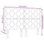 Cabecero de Diseño de Bloques de Diamante Negro 140 cm de Terciopelo | Foro24.es | Tu tienda online para hogar, jardín y más Foro24.es