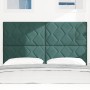 Cabecero Diseño de Bloques de Diamante Verde Oscuro 140 cm Terciopelo | Foro24.es | Tu tienda online para hogar, jardín y más Foro24.es