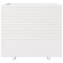 Jardinera de madera maciza de pino blanca 80x80x72 cm en Macetas y jardineras | Comprar online en Foru.es