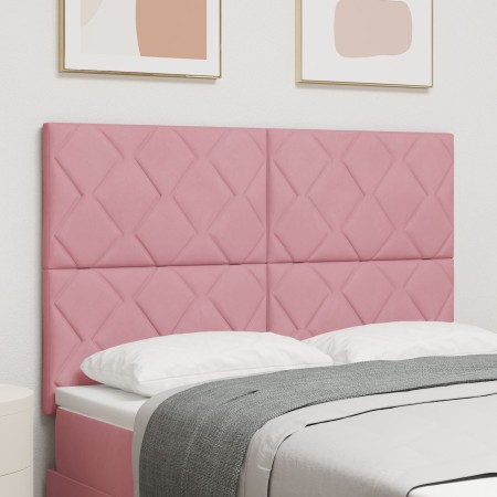 Cabecero Diseño de Bloques de Diamante Rosa 140 cm Terciopelo | Foro24.es | Tu tienda online para hogar, jardín y más Foro24.es