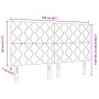 Cabecero Diseño de Bloques de Diamante Marrón Oscuro 160 cm Tela | Foro24.es | Tu tienda online para hogar, jardín y más Foro24.es