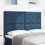 Cabecero con diseño de bloques de diamante en azul, 160 cm de tela | Foro24.es | Tu tienda online para hogar, jardín y más Foro24.es