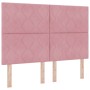 Cabecero Diseño Bloques de Diamante Rosa 160 cm Terciopelo | Foro24.es | Tu tienda online para hogar, jardín y más Foro24.es