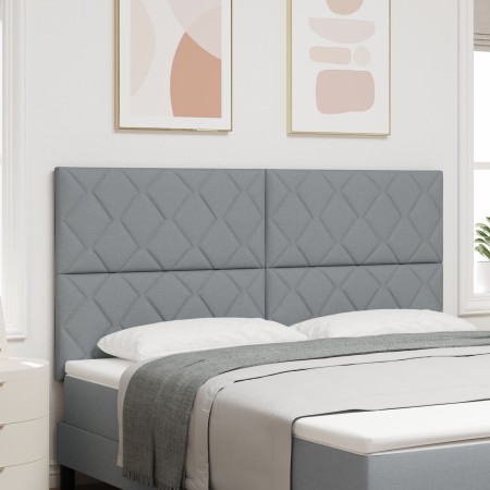 Cabecero Diseño de Bloques de Diamante Gris Claro 180 cm Tela | Foro24.es | Tu tienda online para hogar, jardín y más Foro24.es