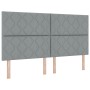 Cabecero Diseño de Bloques de Diamante Gris Claro 180 cm Tela | Foro24.es | Tu tienda online para hogar, jardín y más Foro24.es