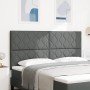Cabecero Diseño de Bloques de Diamante Gris Oscuro 180 cm Tela | Foro24.es | Tu tienda online para hogar, jardín y más Foro24.es