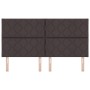 Cabecero Diseño de Bloques de Diamante Marrón Oscuro 180 cm Tela | Foro24.es | Tu tienda online para hogar, jardín y más Foro24.es