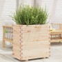 Jardinera madera maciza de pino 70x40x72 cm en Macetas y jardineras | Comprar online en Foru.es