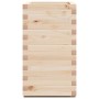 Jardinera madera maciza de pino 70x40x72 cm en Macetas y jardineras | Comprar online en Foru.es