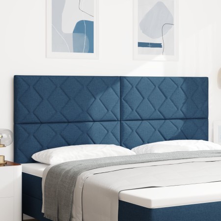 Cabecero Diseño de Bloques de Diamante Azul 200 cm Tela | Foro24.es | Tu tienda online para hogar, jardín y más Foro24.es