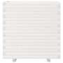 Jardinera de madera maciza de pino blanca 70x40x72 cm en Macetas y jardineras | Comprar online en Foru.es