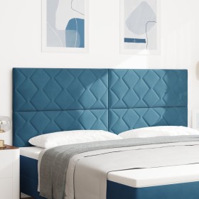 Comprar cabecero diseño de rombos azul oscuro 200