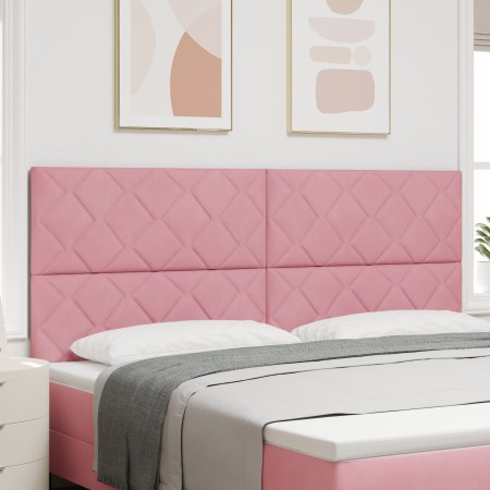 cabecero bloques de diamante Rosa 200 cm Terciopelo | Foro24.es | Tu tienda online para hogar, jardín y más Foro24.es
