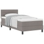 Cama Box Spring con Colchón Taupe 80x200 cm Tela | Foro24.es | Tu tienda online para hogar, jardín y más Foro24.es