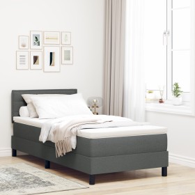 Comprar Cama Box Spring con colchón Gris Oscuro