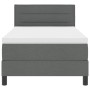 Cama Box Spring con colchón Gris Oscuro 90x200 cm Tela | Foro24.es | Tu tienda online para hogar, jardín y más Foro24.es