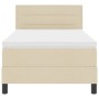 Cama con Somier y Colchón Crema 90x200 cm Tela | Foro24.es | Tu tienda online para hogar, jardín y más Foro24.es