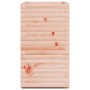 Jardinera madera maciza de abeto Douglas 70x40x72 cm en Macetas y jardineras | Comprar online en Foru.es