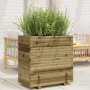 Jardinera madera de pino impregnada 70x40x72 cm en Macetas y jardineras | Comprar online en Foru.es