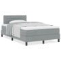 Cama de muelles con colchón Gris Claro 120x190 cm Tela | Foro24.es | Tu tienda online para hogar, jardín y más Foro24.es