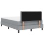 Cama de muelles con colchón Gris Claro 120x190 cm Tela | Foro24.es | Tu tienda online para hogar, jardín y más Foro24.es