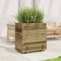 Jardinera madera de pino impregnada 70x40x72 cm en Macetas y jardineras | Comprar online en Foru.es