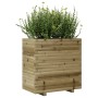 Jardinera madera de pino impregnada 70x40x72 cm en Macetas y jardineras | Comprar online en Foru.es